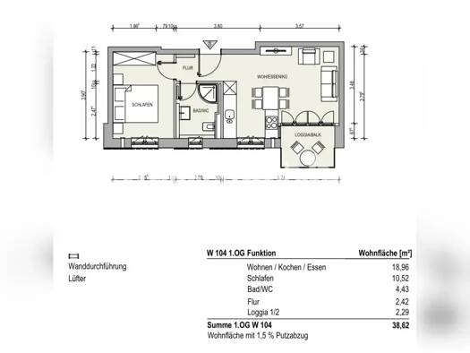 Wohnung zur Miete Tauschwohnung 1.100 € 2 Zimmer 40 m² 1. Geschoss Hadern München 81377