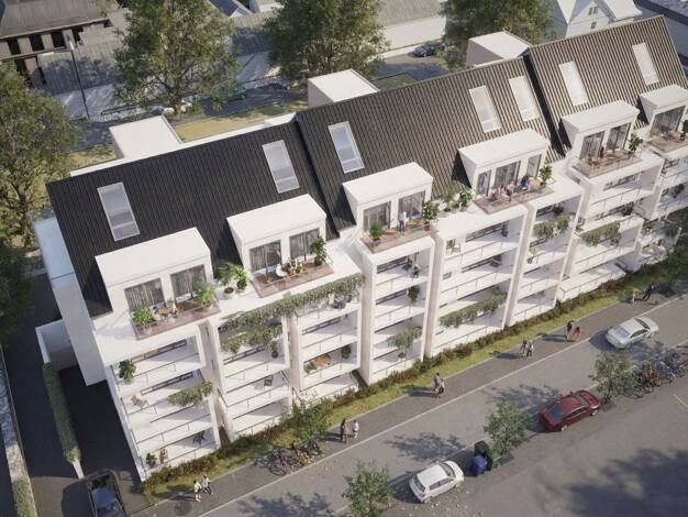 Wohnung zum Kauf - Erstbezug provisionsfrei 455.492 € 2 Zimmer 90,3 m² 3. Geschoss Lederstraße 3 Broich Mülheim an der Ruhr 45479