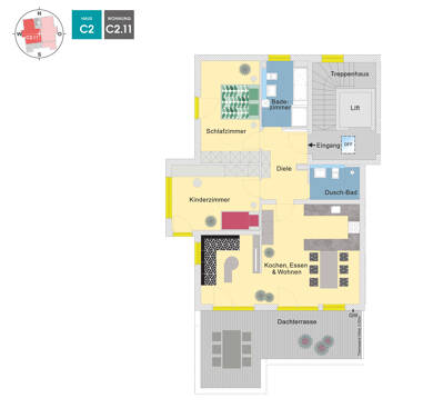 Penthouse zum Kauf - Neubau provisionsfrei 895.000 € 3 Zimmer 99,6 m² Dachgeschoss, 3. Geschoss Geschwister-Scholl-Straße Dachau Dachau 85221