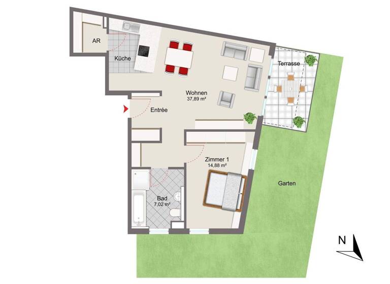 Wohnung zum Kauf 480.000 € 2 Zimmer 71 m² Geiselbullach Olching 82140