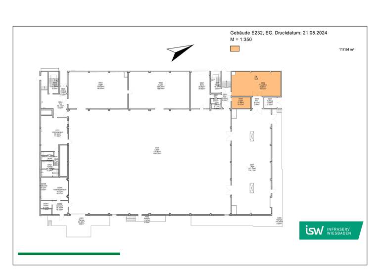 Produktionshalle zur Miete provisionsfrei 11,20 € 450 m² Lagerfläche Kasteler Straße 45 Biebrich Wiesbaden 65203