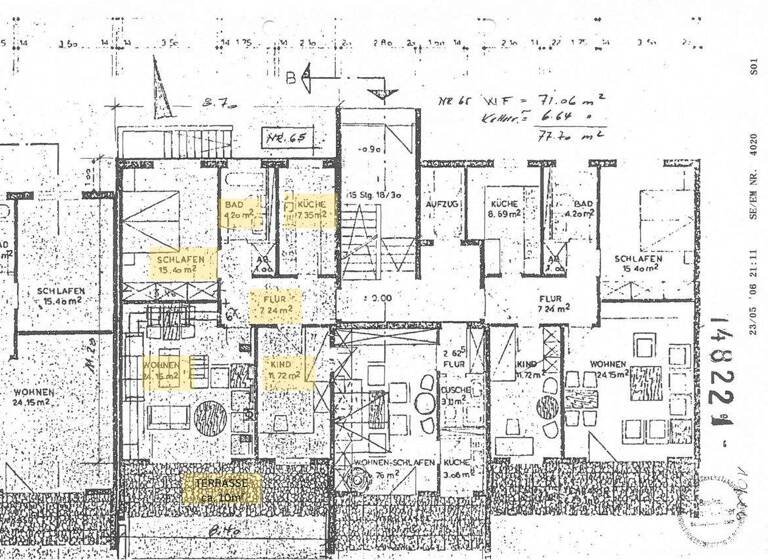 Wohnung zum Kauf 195.000 € 3 Zimmer 73 m² EG Obervellmar Vellmar 34246