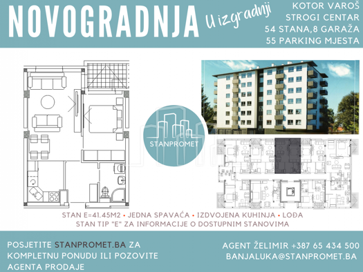 Wohnung zum Kauf 39.207 € 2 Zimmer 5. Geschoss Banjalucka regija 78223