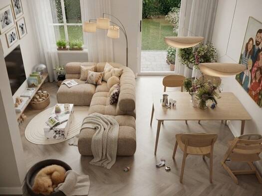 Wohnung zum Kauf - Erstbezug 685.000 € 5 Zimmer 91,3 m² 1. Geschoss Wien 1110