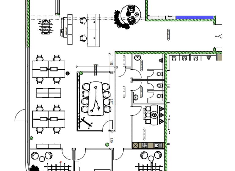 Büro zur Miete provisionsfrei 3.450 € 4 Zimmer 283 m² Bürofläche Gewerbepark Eschbach 79427