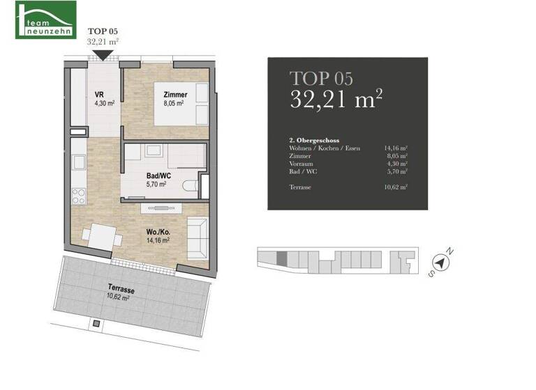 Wohnung zum Kauf - Erstbezug provisionsfrei 176.000 € 2 Zimmer 32,9 m² 2. Geschoss Sankt Leonhard Graz 8010