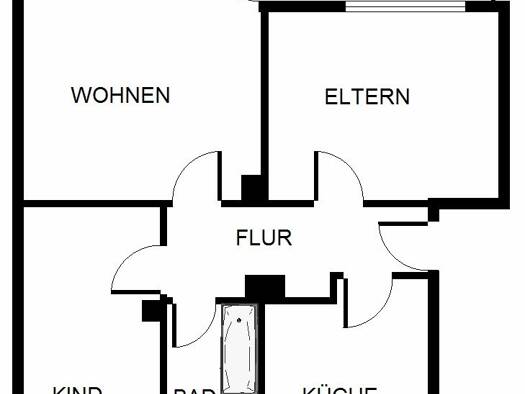 Wohnung zur Miete 489 € 3 Zimmer 65,6 m² EG frei ab 25.09.2026 Garnstraße 4 Hassel Gelsenkirchen-Nord 45896