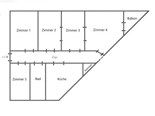 Wohnung zur Miete Tauschwohnung 1.100 € 4,5 Zimmer 107 m² 3. Geschoss Steglitz Steglitz-Zehlendorf 12169