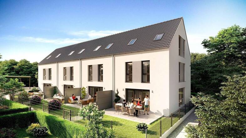 Reihenendhaus zum Kauf - Neubau provisionsfrei 595.240 € 5 Zimmer 110 m² 160 m² Grundstück Krottenbach / Mühlhof Nürnberg 90453