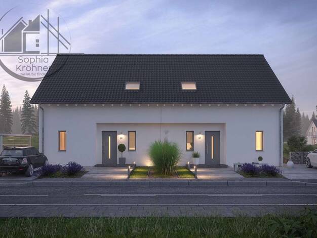 Doppelhaushälfte zum Kauf - Erstbezug provisionsfrei 320.259 € 5 Zimmer 154 m² 1.200 m² Grundstück Döbeln Döbeln 04711