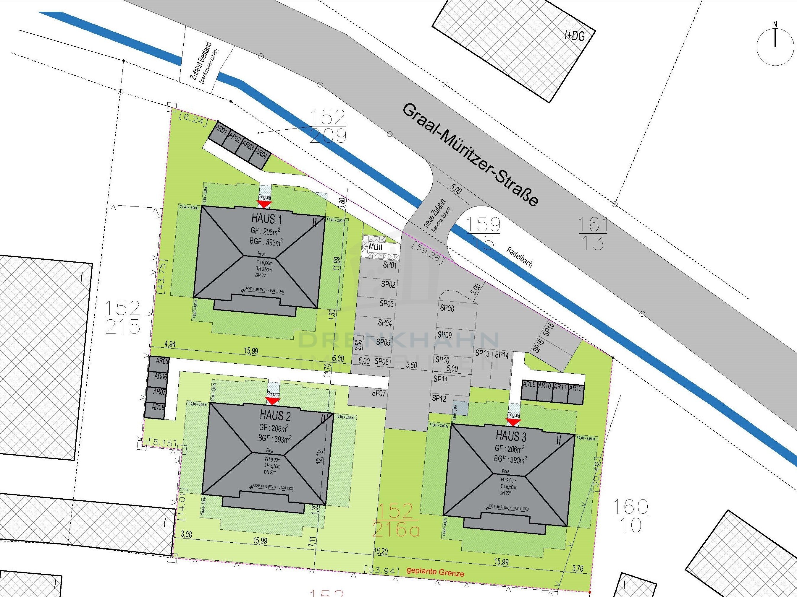 Grundstück zum Kauf 600.000 € 2.591 m²<br/>Grundstück Graal-Müritzer Straße 30 Rövershagen Rövershagen 18182