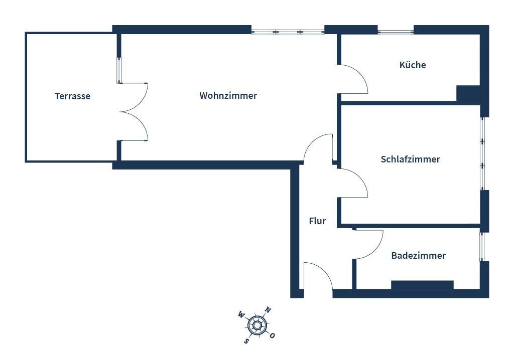 Wohnung zum Kauf 152.500 € 2 Zimmer 53,1 m²<br/>Wohnfläche EG<br/>Geschoss Kleinzschachwitz-Süd Dresden 01259