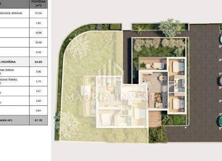 Wohnung zum Kauf 259.000 € 3 Zimmer 74 m² Novalja Novalja