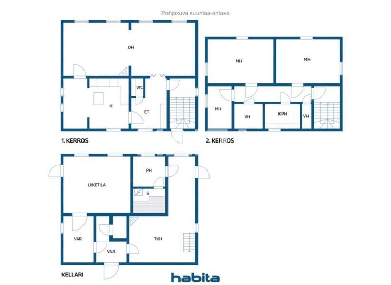 Einfamilienhaus zum Kauf 209.000 € 4 Zimmer 210 m² 479 m² Grundstück Pohjolankatu 9 Turku 20100