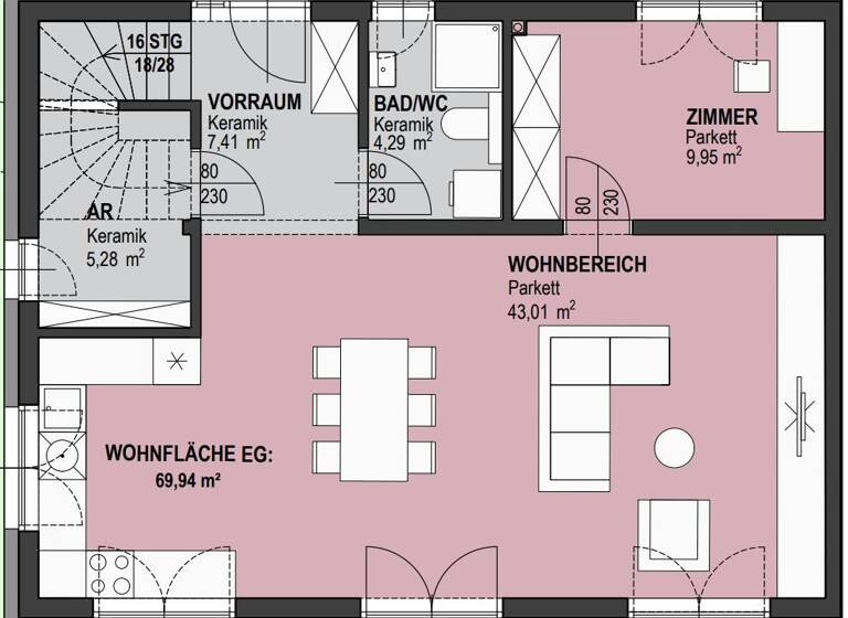 Einfamilienhaus zum Kauf 299.000 € 5 Zimmer 133 m² 360 m² Grundstück Schrattenthal 2073