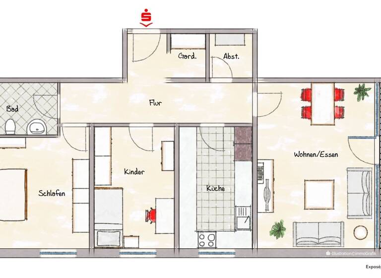 Wohnung zum Kauf 159.000 € 3 Zimmer 79 m² Bergl Schweinfurt 97424
