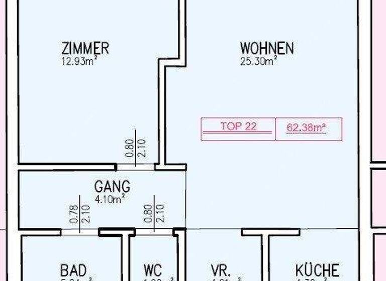 Wohnung zur Miete 791 € 2 Zimmer 2. Geschoss Stipcakgasse Wien 1230