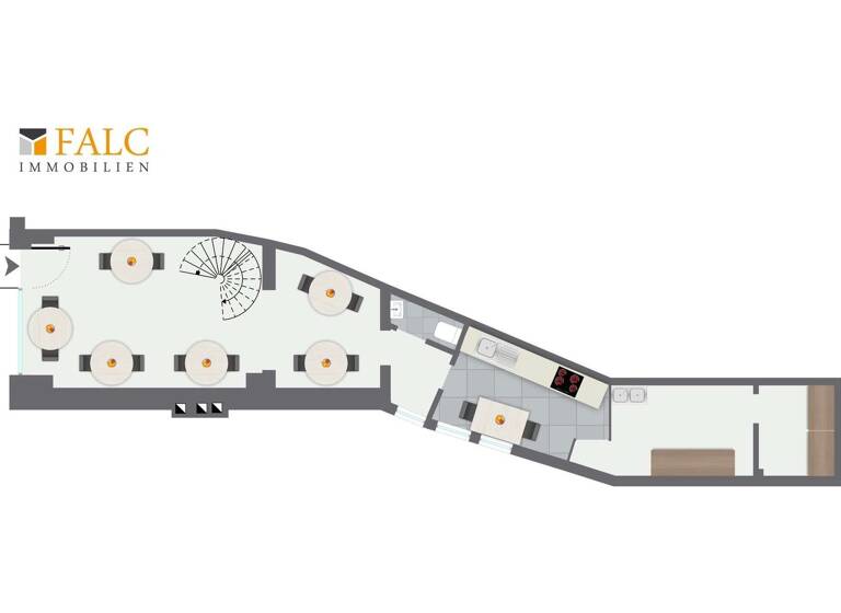 Büro zur Miete provisionsfrei 1.300 € 5 Zimmer 126 m² Bürofläche Uerdingen Krefeld 47829