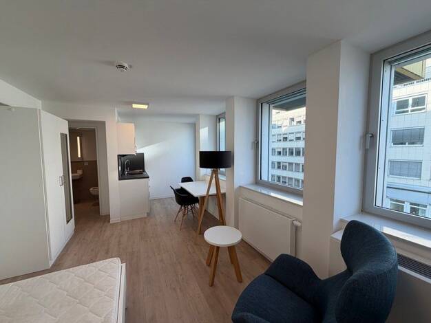 Wohnung zur Miete 532 € 1,5 Zimmer 20,5 m² 2. Geschoss frei ab 24.08.2026 Konrad-Adenauer-Platz 10 Stadtmitte Stadtbezirk 1 40210