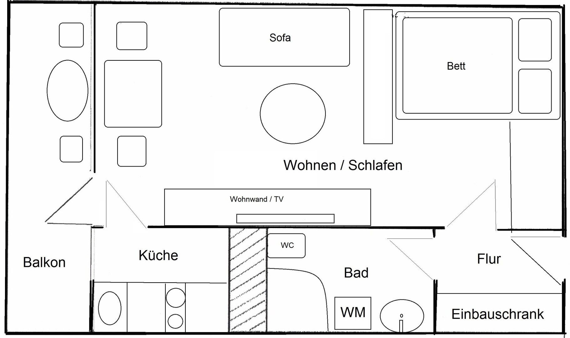 Wohnung zum Kauf provisionsfrei 286.000 € 1 Zimmer 36 m²<br/>Wohnfläche Forstenried München 81477