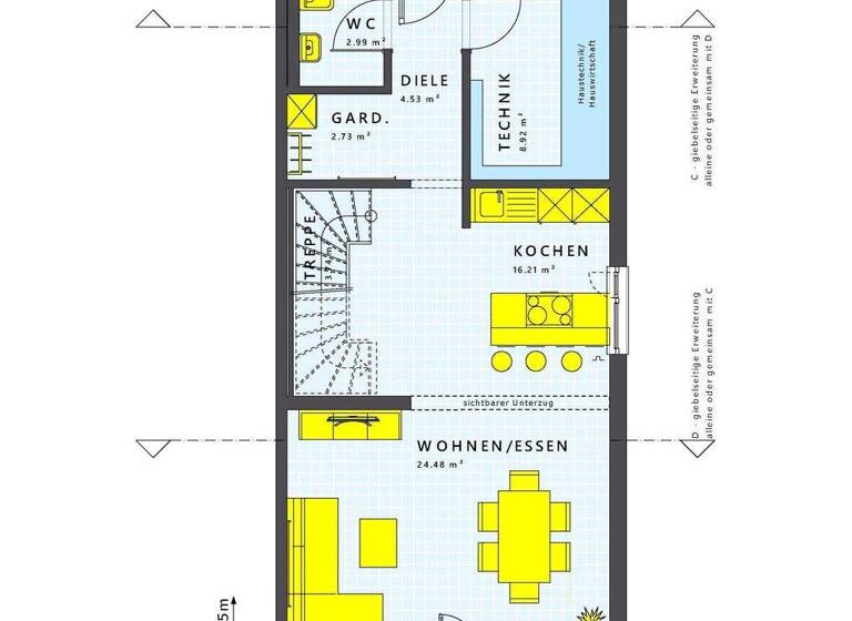Doppelhaushälfte zum Kauf 648.500 € 5 Zimmer 181 m² 220 m² Grundstück Gräfenhausen Weiterstadt 64331