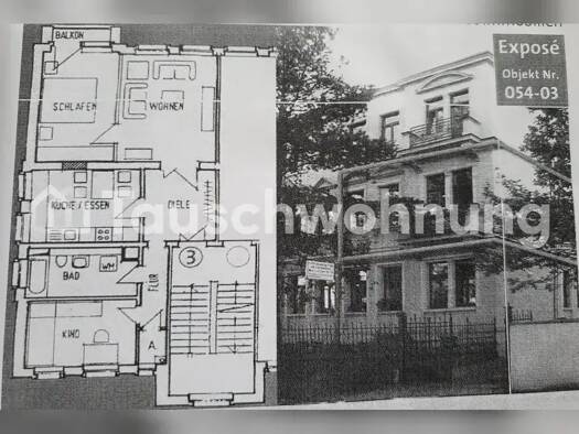 Wohnung zur Miete Tauschwohnung 538 € 3 Zimmer 75 m² 1. Geschoss Blasewitz Dresden 01277