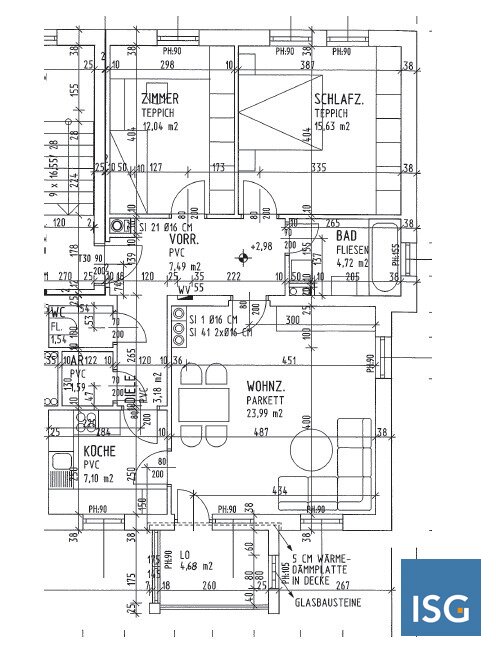 Wohnung zur Miete 527 € 3 Zimmer Zellerstraße 40 Riedau 4752