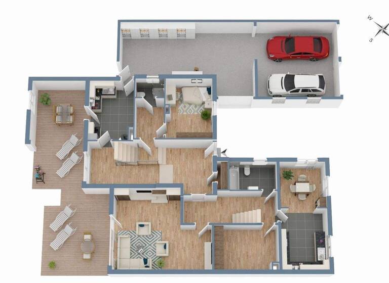 Doppelhaushälfte zum Kauf 235.000 € 5 Zimmer 243,9 m² 803 m² Grundstück Allerbüttel Calberlah 38547