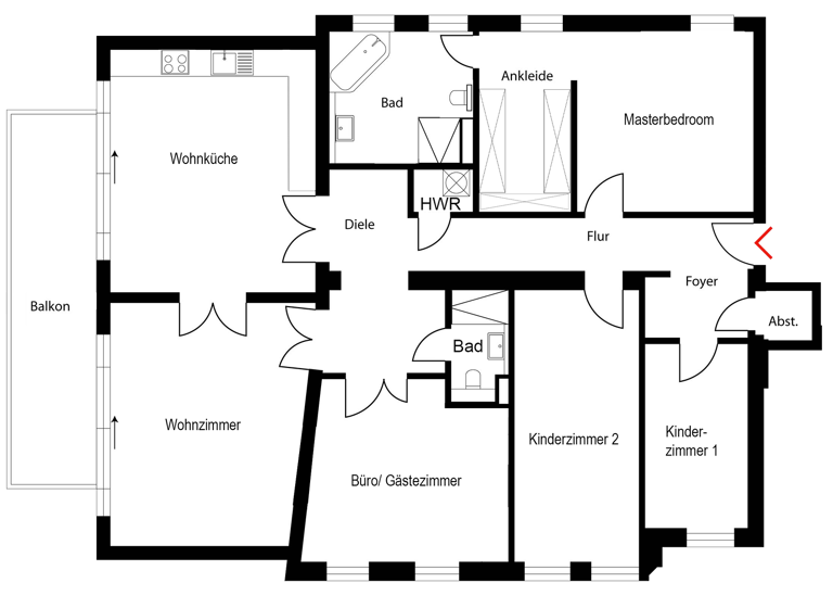 Wohnung zum Kauf 1.750.000 € 5 Zimmer 170 m² Prenzlauer Berg Berlin 10435