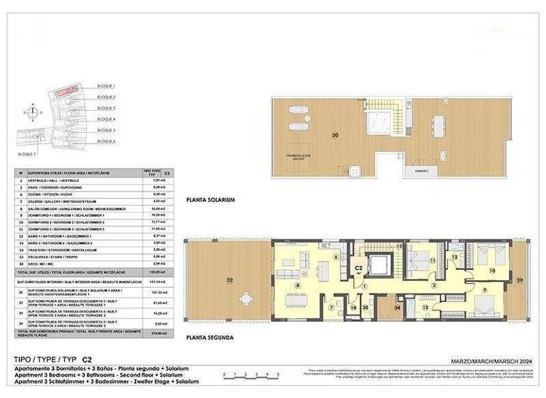 Wohnung zum Kauf - Erstbezug provisionsfrei 615.000 € 3 Zimmer 105 m² 1. Geschoss frei ab 30.11.2026 Colonia de Sant Jordi 07638
