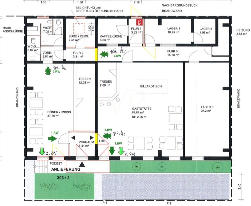 Laden zur Miete 12,87 € 165 m²<br/>Verkaufsfläche Roter Berg Erfurt 99087