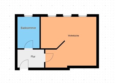 Wohnung zur Miete 378 € 42 m² 1. Geschoss frei ab sofort Friedrichstrasse 33 Märkisch Buchholz Märkisch Buchholz 15748