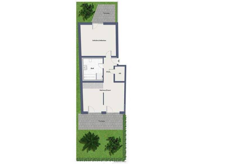 Wohnung zur Miete 1.100 € 2 Zimmer 92,1 m² frei ab sofort Zell am Main 97299