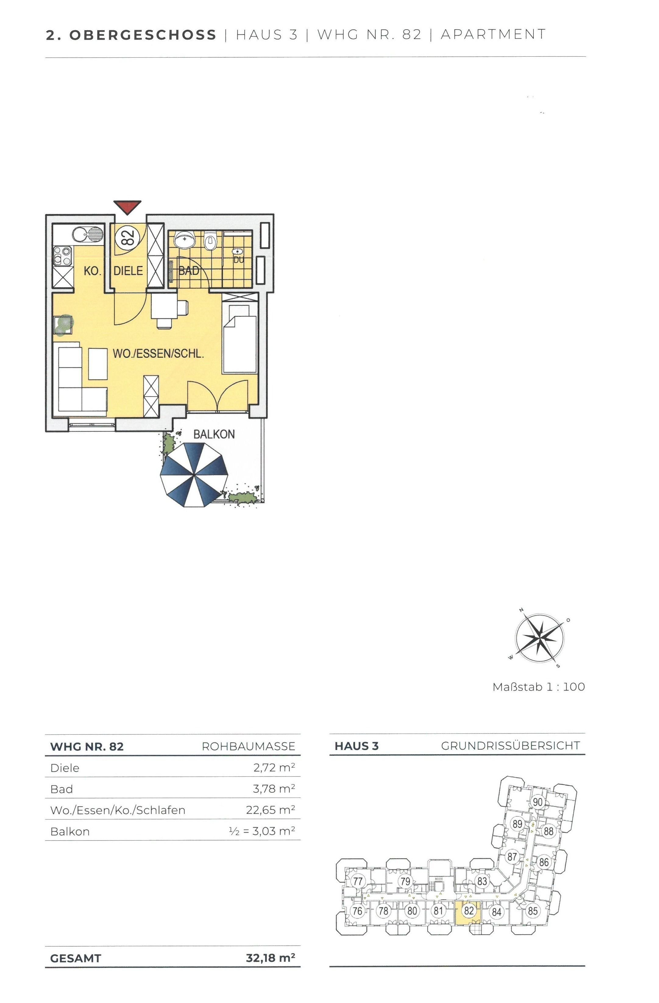 Studio zur Miete 680 € 1 Zimmer 32,2 m²<br/>Wohnfläche 2.<br/>Geschoss ab sofort<br/>Verfügbarkeit Hubertusstraße 51 Esting Olching 82140