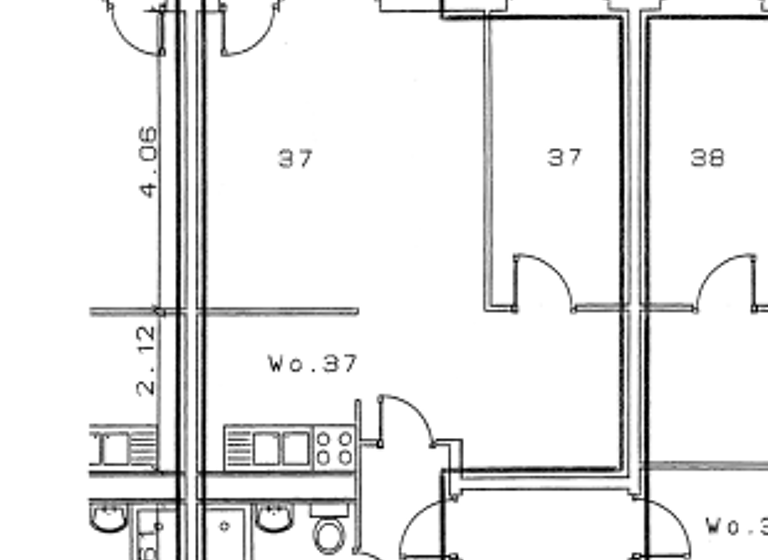 Wohnung zur Miete 250 € 3 Zimmer 55,2 m² 3. Geschoss frei ab sofort Außenring 18 Thurm Mülsen 08132