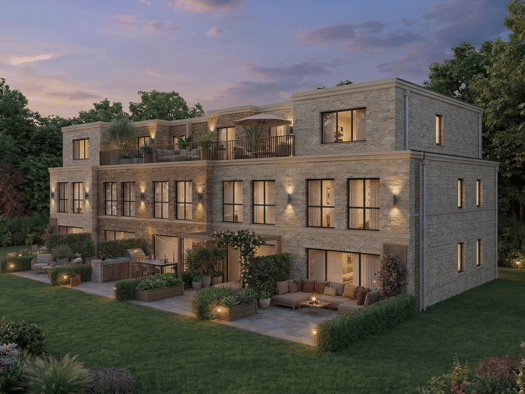 Reihenmittelhaus zum Kauf - Erstbezug provisionsfrei als Kapitalanlage geeignet 647.000 € 5 Zimmer 126 m² 1.070 m² Grundstück Meisenstraße 3 Rellingen 25462
