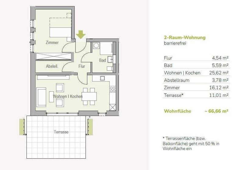 Terrassenwohnung zum Kauf - Erstbezug provisionsfrei 320.000 € 2 Zimmer 66,7 m² EG frei ab sofort Am Eichelberg 1f Medingen Ottendorf-Okrilla 01458