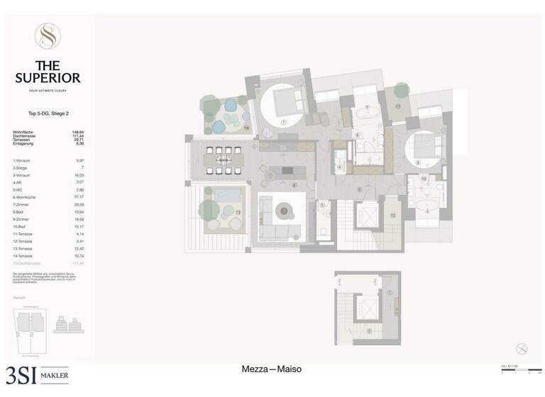 Wohnung zum Kauf - Erstbezug 2.775.000 € 3 Zimmer 148,6 m² Leschetitzkygasse 91 Wien 1180