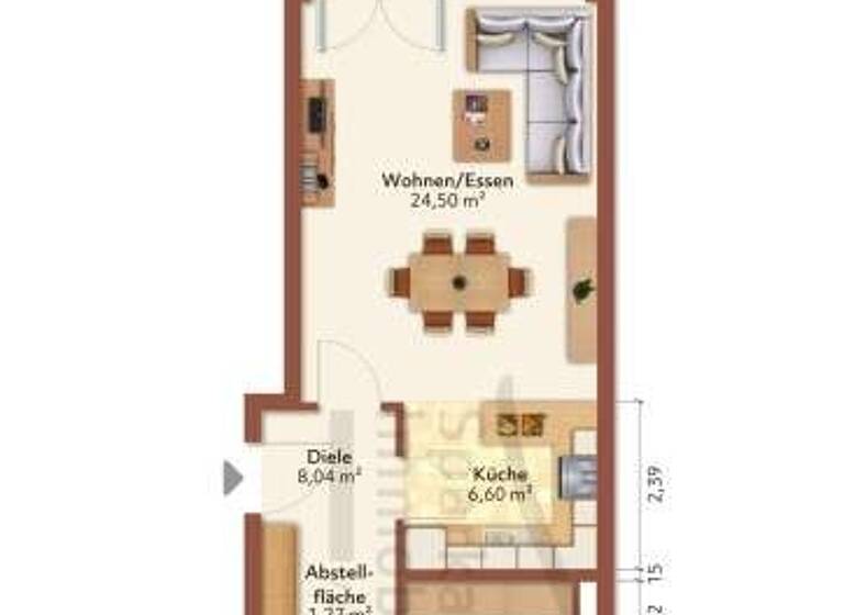 Terrassenwohnung zum Kauf 595.000 € 2 Zimmer 76 m² EG frei ab 01.07.2026 Hadern München 81377