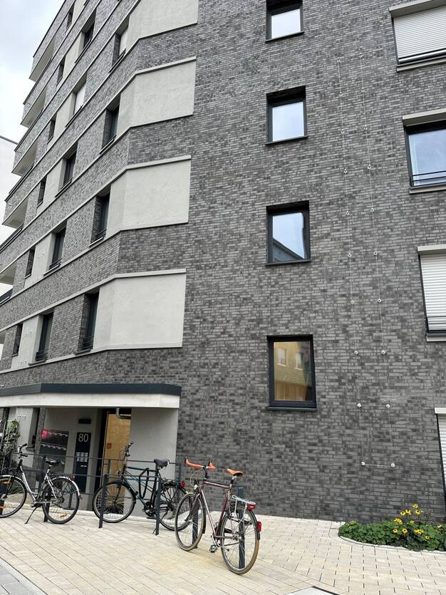 Wohnung zur Miete 1.555 € 3,5 Zimmer 94,2 m² 2. Geschoss Gerresheimer Straße 80 Stadtmitte Düsseldorf 40211