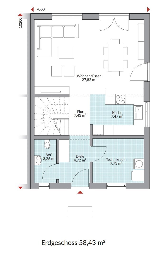 Doppelhaushälfte zum Kauf 699.900 € 4 Zimmer 115,7 m²<br/>Wohnfläche 309 m²<br/>Grundstück Walchsee 6344