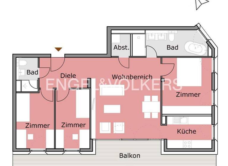 Wohnung zum Kauf 775.000 € 4 Zimmer 106 m² Innenstadt Tübingen 72072