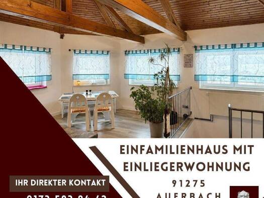 Einfamilienhaus zum Kauf 449.000 € 8 Zimmer 286 m² 1.091 m² Grundstück Michelfeld Auerbach in der Oberpfalz 91275
