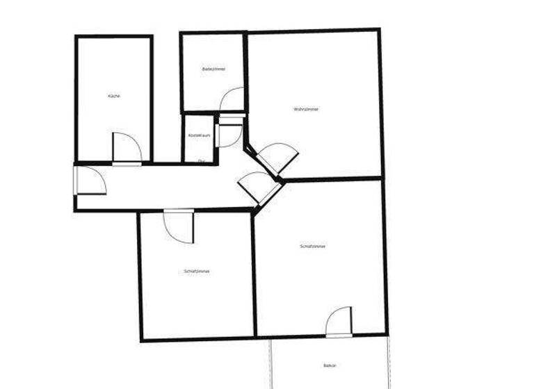 Wohnung zur Miete 703 € 3 Zimmer 62,9 m² 2. Geschoss frei ab 10.04.2026 Pommersche Str. 3 (1-5) St. Lorenz Süd Lübeck 23558