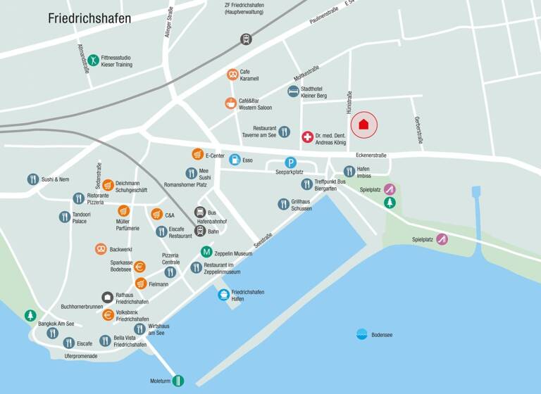 Penthouse zum Kauf 1.546.900 € 4 Zimmer 144,4 m²<br/>Wohnfläche Hünistraße 2-4 Friedrichshafen Friedrichshafen 88046