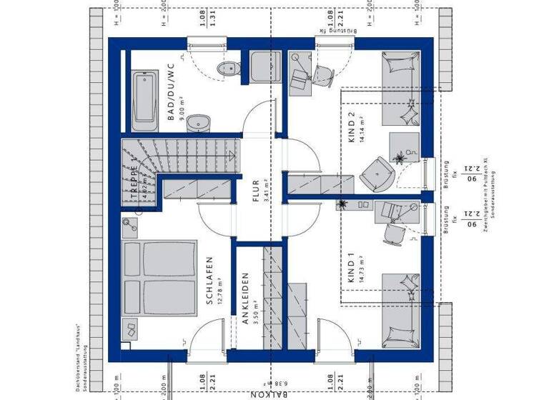 Einfamilienhaus zum Kauf 509.538 € 4 Zimmer 125 m² 800 m² Grundstück Sieker Bielefeld 33605