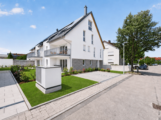 Terrassenwohnung zur Miete - Erstbezug 1.445 € 3 Zimmer 76,6 m² EG frei ab 01.10.2026 Schillerstraße 36 Herrenberg Herrenberg 71083