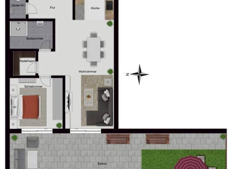 Wohnung zum Kauf - Erstbezug 370.215 € 2 Zimmer 65 m² 1. Geschoss Schwarzach im Pongau 5620