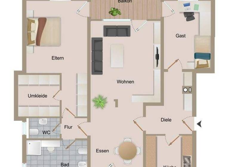 Wohnung zum Kauf 347.000 € 3,5 Zimmer 109 m² Bad Dürrheim 78073