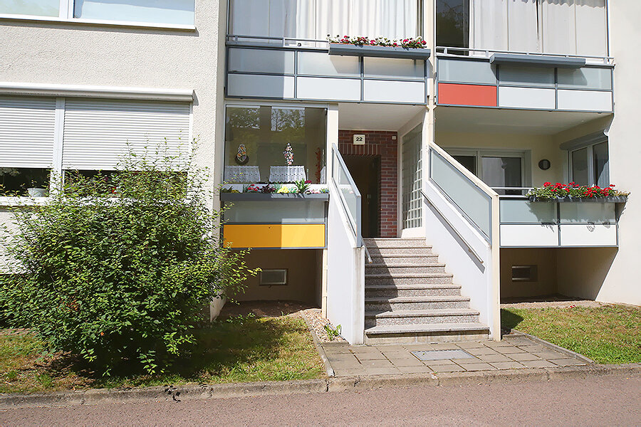 Wohnung zur Miete 334 € 3 Zimmer 71 m²<br/>Wohnfläche 4.<br/>Geschoss ab sofort<br/>Verfügbarkeit Martin-Rinkart-Straße 22 Lutherstadt Eisleben Eisleben 06295